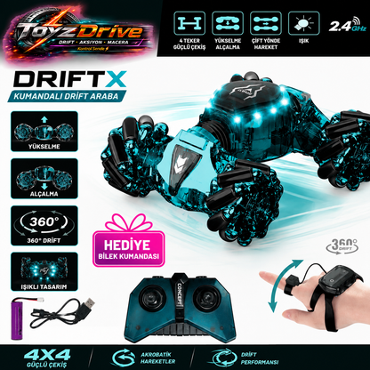 ToyzDrive DriftX™ Kumandalı Drift Araba